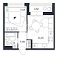 Продажа 1 комнатной квартиры, 36.4 м2, обл. Тульская, г. посёлок Петровский, Шоссейный проезд, 25к2 41