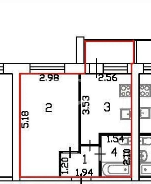 Продажа 1 комнатной квартиры, 28.1 м2, обл. Тульская, г. Тула, улица Новосёлов, 2к1 11