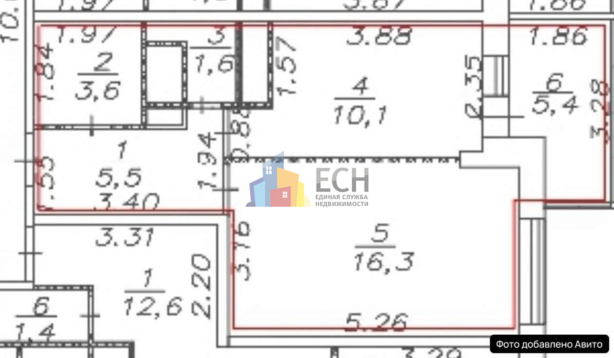 Продажа 1 комнатной квартиры, 37 м2, обл. Тульская, г. Тула, проспект Ленина, 134 9
