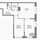 Продажа 2 комнатной квартиры, 61.4 м2, обл. Тульская, г. Тула, улица Лётчика Мосолова, 3 17