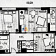 Продажа 2 комнатной квартиры, 61.4 м2, обл. Тульская, г. посёлок Петровский, Шоссейный проезд, 25к1 21