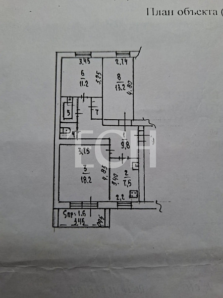 Продажа 3 комнатной квартиры, 66.1 м2, обл. Тульская, г. Алексин, улица Болотова, 14 39