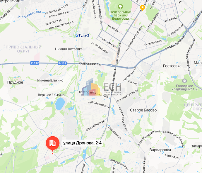 Продажа 1 комнатной квартиры, 32.7 м2, обл. Тульская, г. посёлок Косая Гора, улица Дронова, 2-4 11