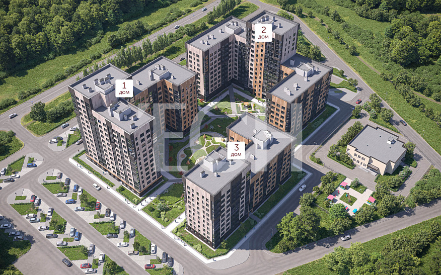 Продажа 2 комнатной квартиры, 57.1 м2, обл. Тульская, г. посёлок Петровский, Шоссейный проезд, 25к1 31