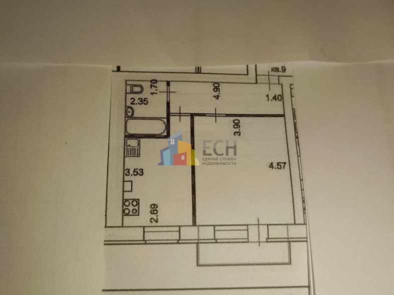 Продажа 1 комнатной квартиры, 39 м2, обл. Тульская, г. городской округ Тула, деревня Варваровка, 1Ак18 16