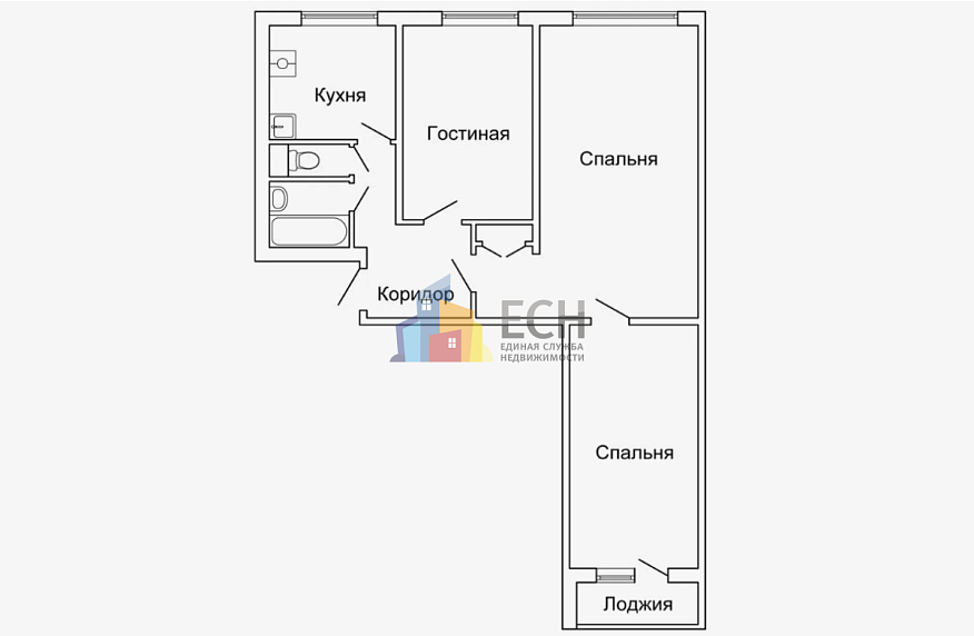 Продажа 3 комнатной квартиры, 60.8 м2, обл. Тульская, г. Венёв, улица Льва Толстого, 22 5