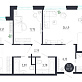 Многокомнатная квартира, 88.1 м2, обл. Тульская, г. Тула, улица Сурикова, 22 26