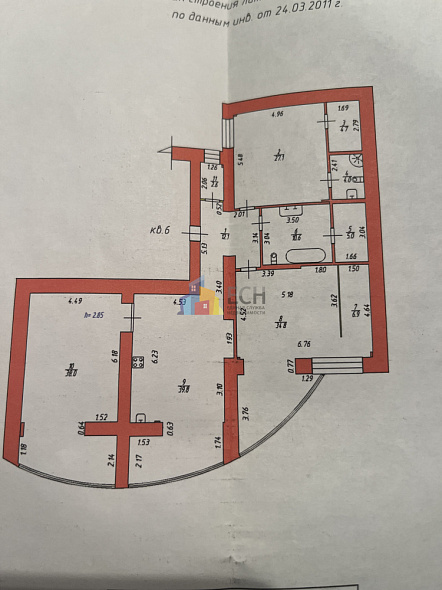 Продажа 3 комнатной квартиры, 185.6 м2, 300028, обл. Тульская, г. Тула, ул. Белкина, д. 4А 14