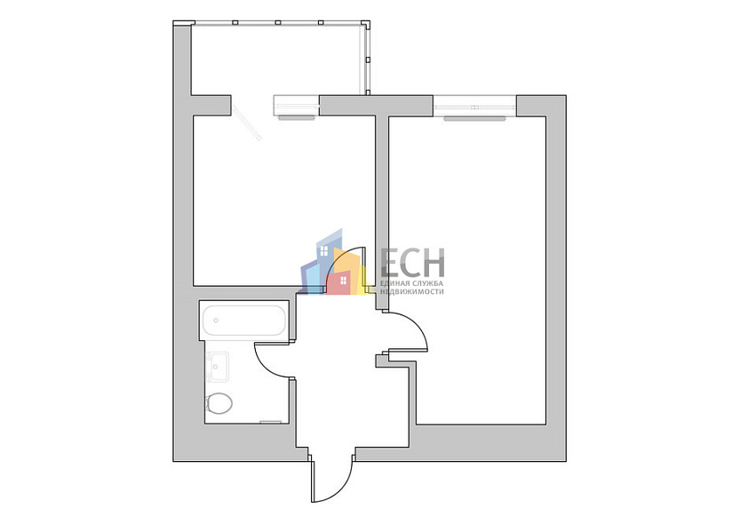 Продажа 1 комнатной квартиры, 27.4 м2, обл. Тульская, г. Щёкино, Транспортная улица, 10 10