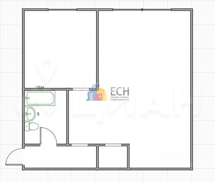 Продажа 1 комнатной квартиры, 32.1 м2, обл. Тульская, г. Тула, улица Мира, 15Б 8