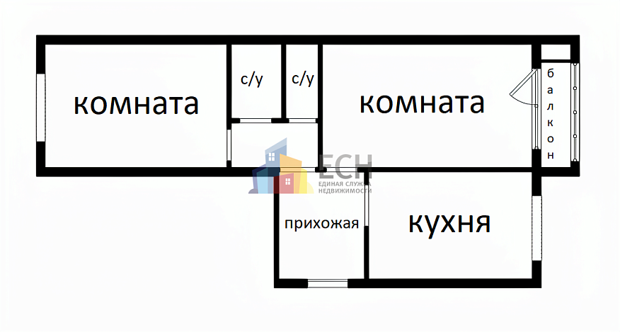 Продажа 2 комнатной квартиры, 50.2 м2, обл. Тульская, г. Тула, Литейная улица, 33 17