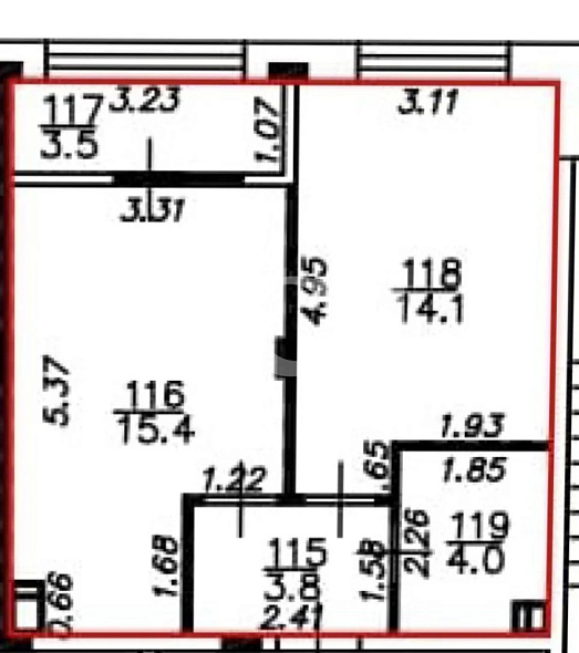 Продажа 1 комнатной квартиры, 37.3 м2, обл. Тульская, г. Тула, Самоварная улица, 10 11