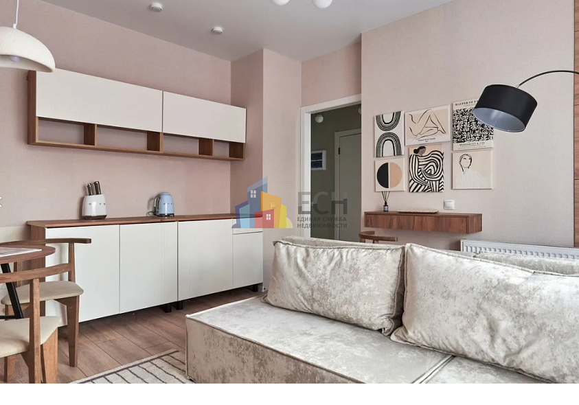 Продажа 1 комнатной квартиры, 40.9 м2, обл. Тульская, г. посёлок Молодёжный, улица Вадима Усова, 28 1