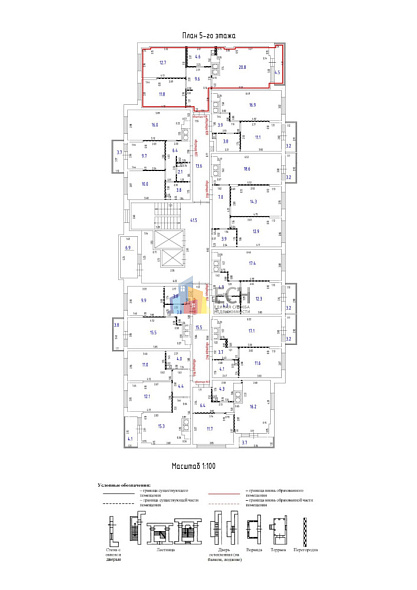 Продажа 3 комнатной квартиры, 64 м2,  Тула, микрорайон Петровский квартал, улица Лётчика Пирожкова, 9 30