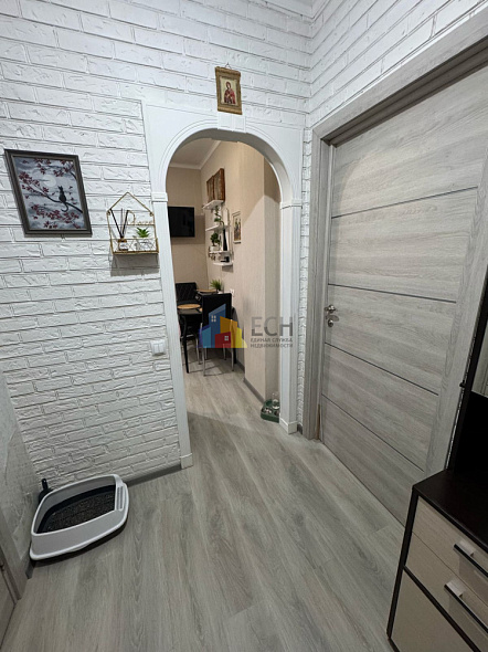 Продажа 1 комнатной квартиры, 32.6 м2, обл. Тульская, г. посёлок Молодёжный, улица Вадима Усова, 8 3