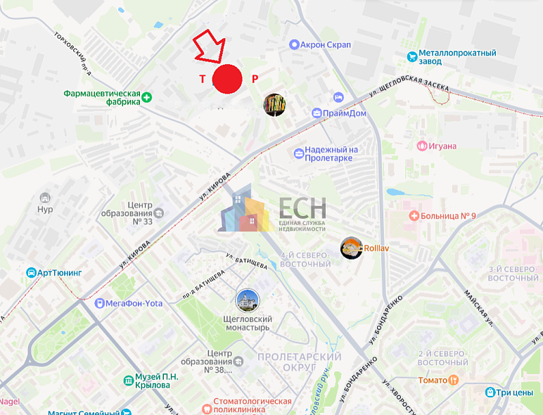 Продажа 1 комнатной квартиры, 53.21 м2, г. Тула, Торховский проезд, д. 4 9