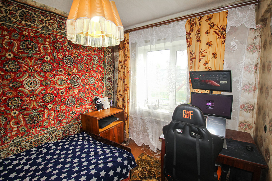 Продажа 2 комнатной квартиры, 45 м2, обл. Тульская, г. посёлок Хомяково, Хомяковская улица, 4 5