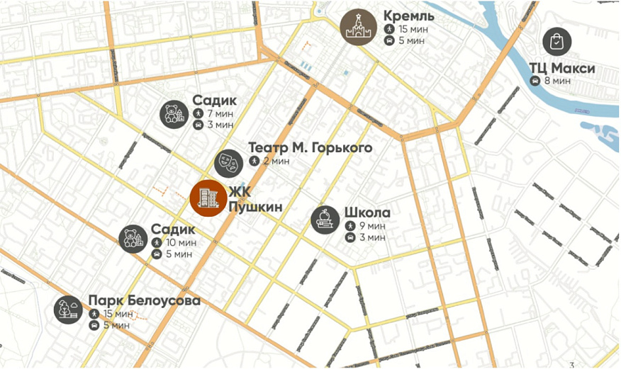 Продажа 2 комнатной квартиры, 88.6 м2, обл. Тульская, г. Тула, Пушкинский проезд, 4В 8