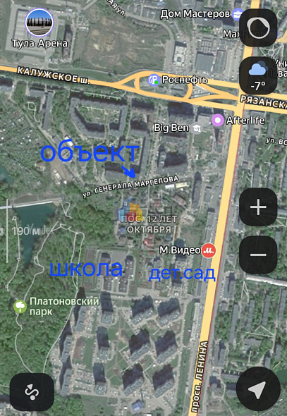 Продажа 2 комнатной квартиры, 51.7 м2, обл. Тульская, г. Тула, проспект Ленина, 118 16