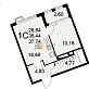 Продажа 1 комнатной квартиры, 37.74 м2, обл. Тульская, г. Тула, улица Фёдора Смирнова, 1 3
