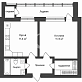 Продажа 1 комнатной квартиры, 38.2 м2, обл. Тульская, г. микрорайон Мясново, улица Болотова, 68А 37