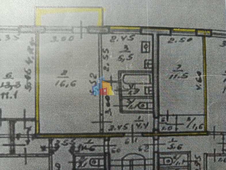 Продажа 2 комнатной квартиры, 43.6 м2, обл. Тульская, г. Тула, улица Кауля, 3к3 12