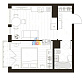 Продажа 1 комнатной квартиры, 34.8 м2, обл. Тульская, г. посёлок Молодёжный, улица Вадима Усова, 23 23