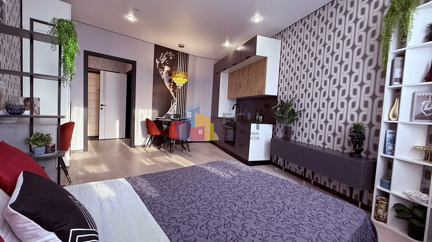 Продажа Студия комнатной квартиры, 26.1 м2, обл. Тульская, г. Тула, улица Фёдора Смирнова, 2к1 3