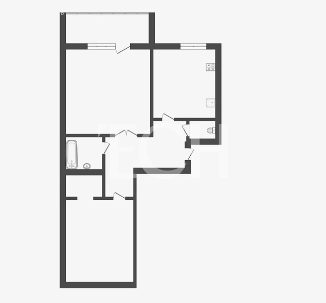 Продажа 3 комнатной квартиры, 79 м2, обл. Тульская, г. Тула, Октябрьская улица, 217к3 8