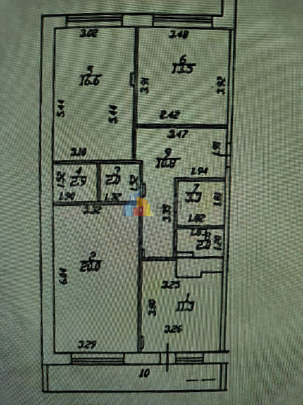 Продажа 3 комнатной квартиры, 92 м2, обл. Тульская, г. Тула, улица Кирова, 23В 8