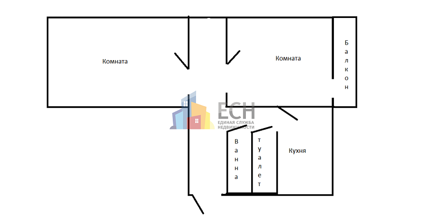 Продажа 2 комнатной квартиры, 48.7 м2, обл. Тульская, г. Тула, улица Юлиуса Фучика, 22к3 7