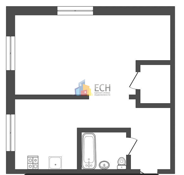 Продажа 1 комнатной квартиры, 31 м2, обл. Тульская, г. Тула, улица Сойфера, 33 7