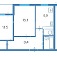 Продажа 2 комнатной квартиры, 50.9 м2, обл. Тульская, г. Тула, улица Максима Горького, 37 21
