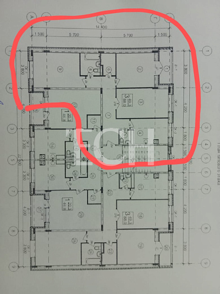Продажа 3 комнатной квартиры, 85.3 м2, обл. Тульская, г. Тула, улица Клары Цеткин, 18 23
