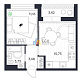 Продажа 1 комнатной квартиры, 36.4 м2, обл. Тульская, г. посёлок Петровский, Шоссейный проезд, 25к2 1