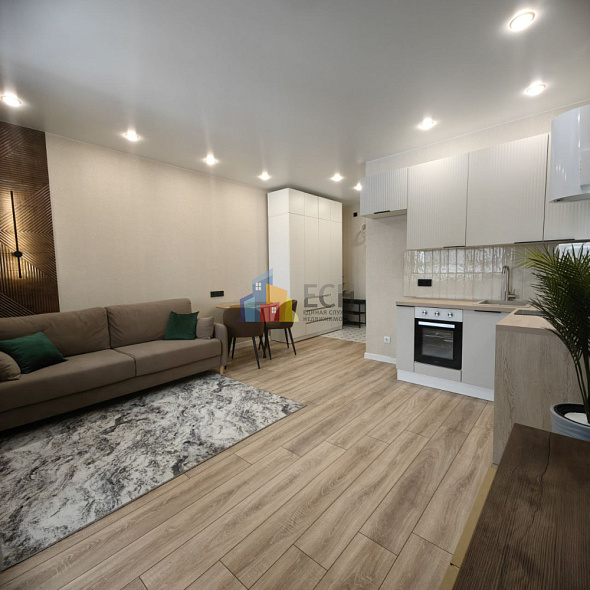 Продажа Студия комнатной квартиры, 25.7 м2, обл. Тульская, г. микрорайон Петровский квартал, улица Маршала Полубоярова, 5 7