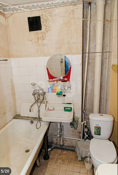 Продажа 1 комнатной квартиры, 30.3 м2, обл. Тульская, г. Щёкино, улица Лукашина, 2А 13