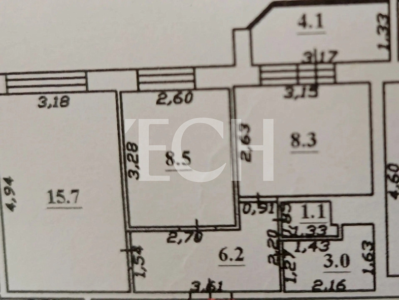 Продажа 2 комнатной квартиры, 47 м2, обл. Тульская, г. село Осиновая Гора, улица Аркадия Шипунова, 1 11