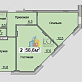 Продажа 2 комнатной квартиры, 56.6 м2, обл. Тульская, г. городской округ Тула, посёлок Иншинский, 63 16