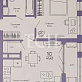 Продажа 1 комнатной квартиры, 41.43 м2, пос. Горелки, ул. Большая , д. 6А 2