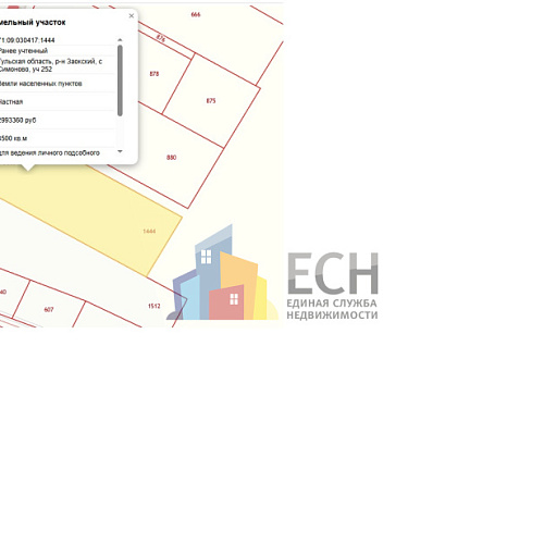 Земельные участки в Туле, продажа участков под ИЖС - ЕСН 