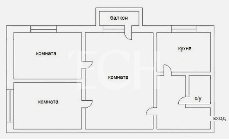 Продажа 3 комнатной квартиры, 48.2 м2, обл. Тульская, г. Тула, улица Пузакова, 28 22