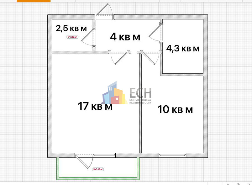 Продажа 1 комнатной квартиры, 37.2 м2, обл. Тульская, г. городской округ Тула, деревня Варваровка, 1Ак15 9
