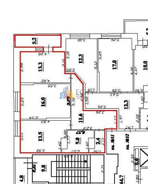 Продажа 2 комнатной квартиры, 67 м2, обл. Тульская, г. Тула, Новомосковская улица, 10Б 21