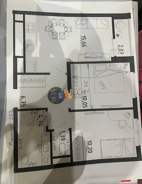 Продажа 3 комнатной квартиры, 49 м2, обл. Тульская, г. Тула, улица Купцов Гречихиных, 10 4