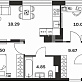 Продажа 2 комнатной квартиры, 56.95 м2, обл. Тульская, г. Тула, улица Белкина 7