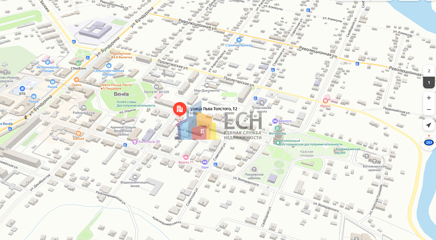 Продажа 3 комнатной квартиры, 60.8 м2, обл. Тульская, г. Венёв, улица Льва Толстого, 22 4