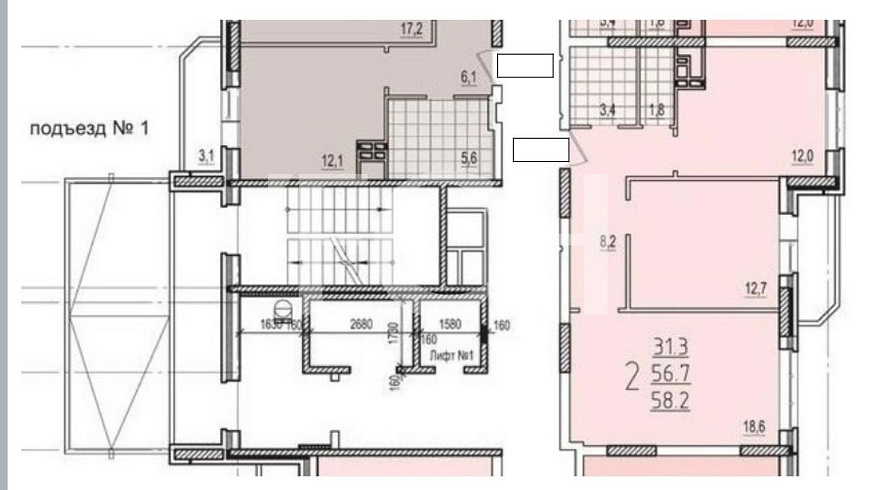 Продажа 2 комнатной квартиры, 56.7 м2, обл. Тульская, г. Тула, улица Генерала Маргелова, 9А 17