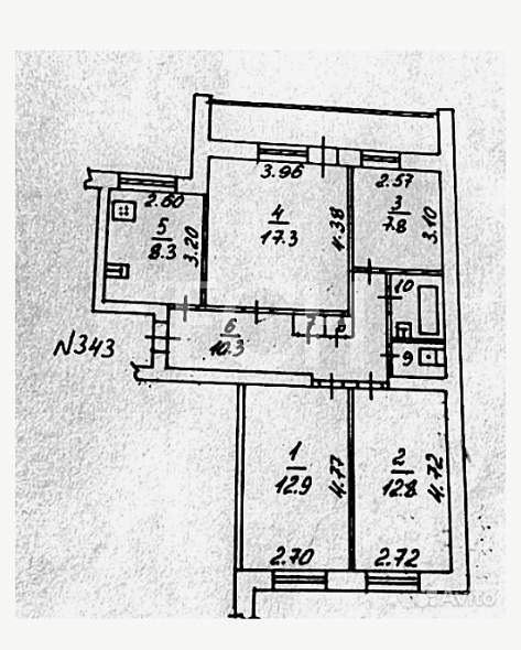 Многокомнатная квартира, 73.8 м2, обл. Тульская, г. Тула, улица Фрунзе, 6 6