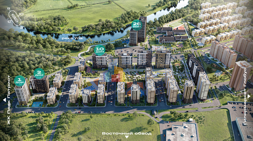 Продажа Студия комнатной квартиры, 25.35 м2, г. Тула, с/п Ильинский, ул. Героя России Макаровца, стр. 2 1